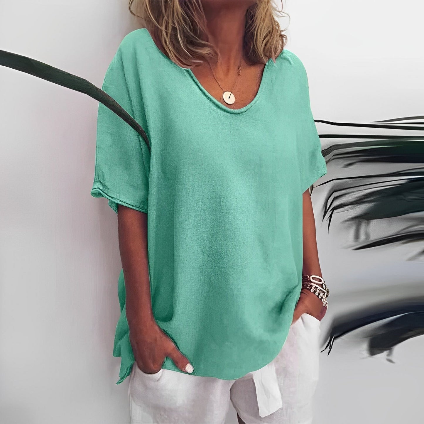 Marina - Luźna i swobodna bluzka damska