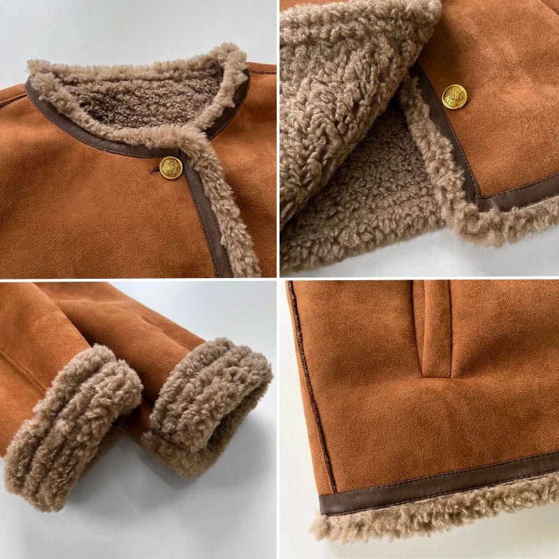 Żaneta – kurtka z obszyciem typu shearling
