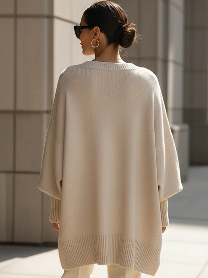 Livia™ | Elegancki sweter z wysokiej jakości mieszanki wełny