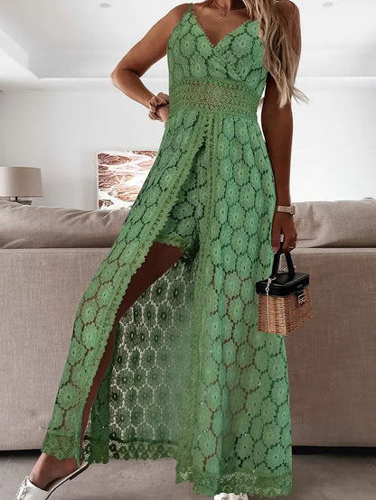Nerina – Elegancki kombinezon z koronką