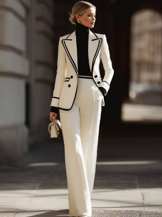 Hildegarda – dwurzędowy komplet garniturowy