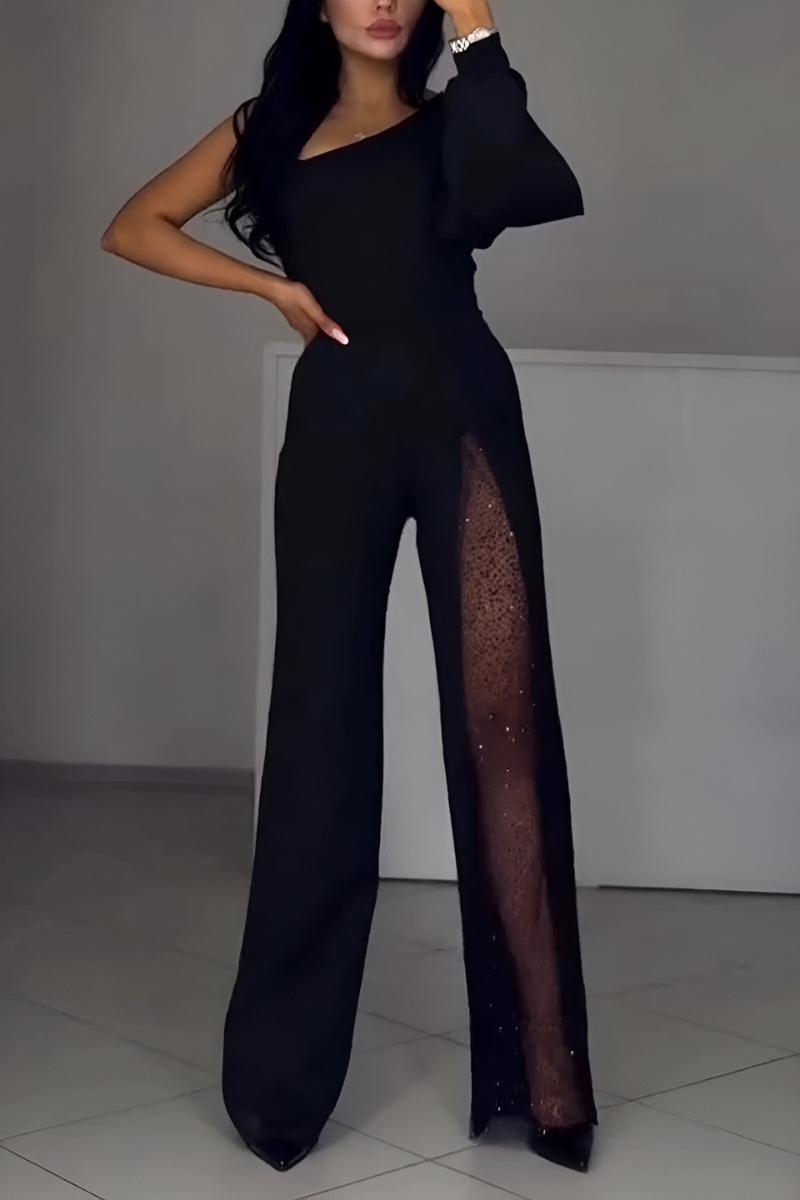 Ines - elegancki kombinezon asymetryczny