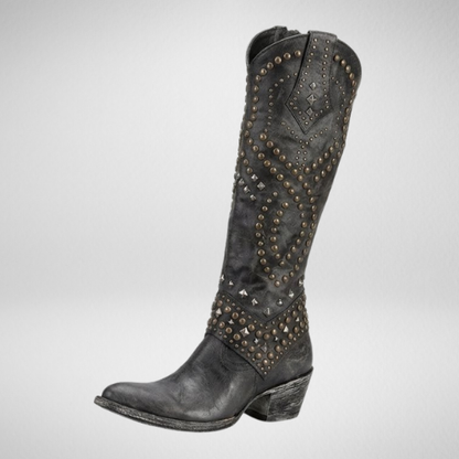 Wessina – Kozaki do kolan w stylu western