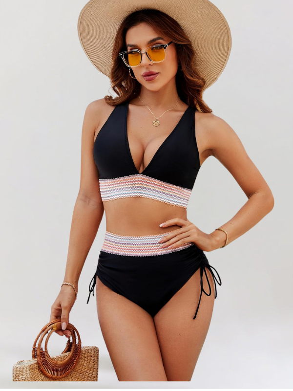 Lidia – Zestaw Bikini z Kontrolą Brzucha i Wysokim Stanem | 1+1 GRATIS