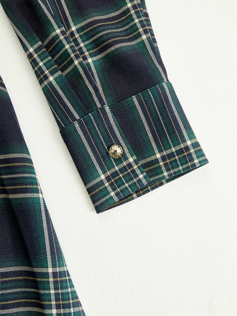 Livia – sukienka maxi w kratę