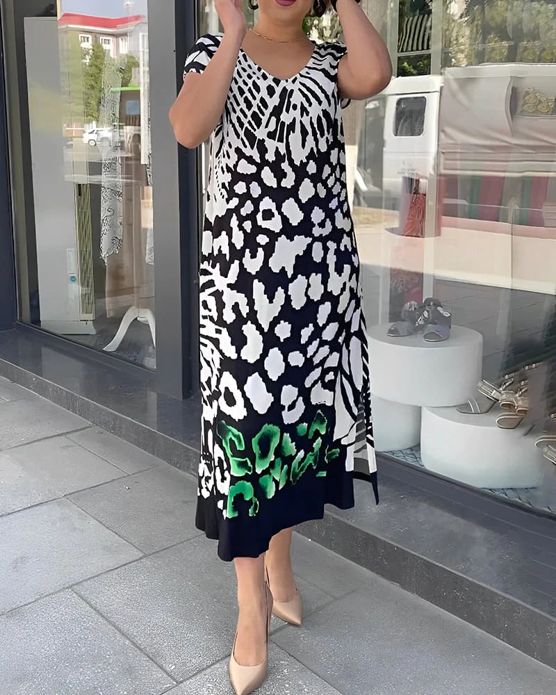 Pelagia – luźna sukienka midi
