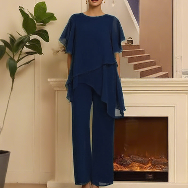 🔥【S-3XL】💖 Letni popularny, luźny dwuczęściowy zestaw (góra + dół)