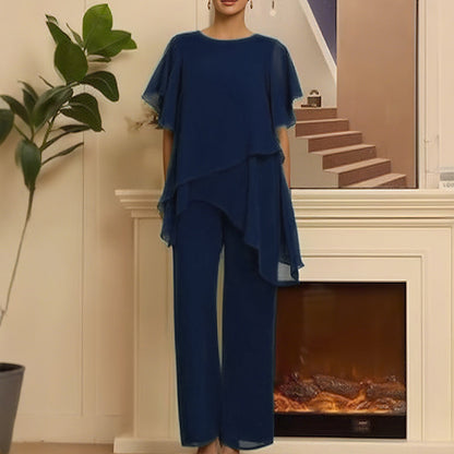 🔥【S-3XL】💖 Letni popularny, luźny dwuczęściowy zestaw (góra + dół)
