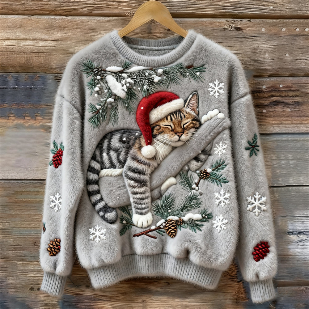 Hera™ | Świąteczny Koci Sweter