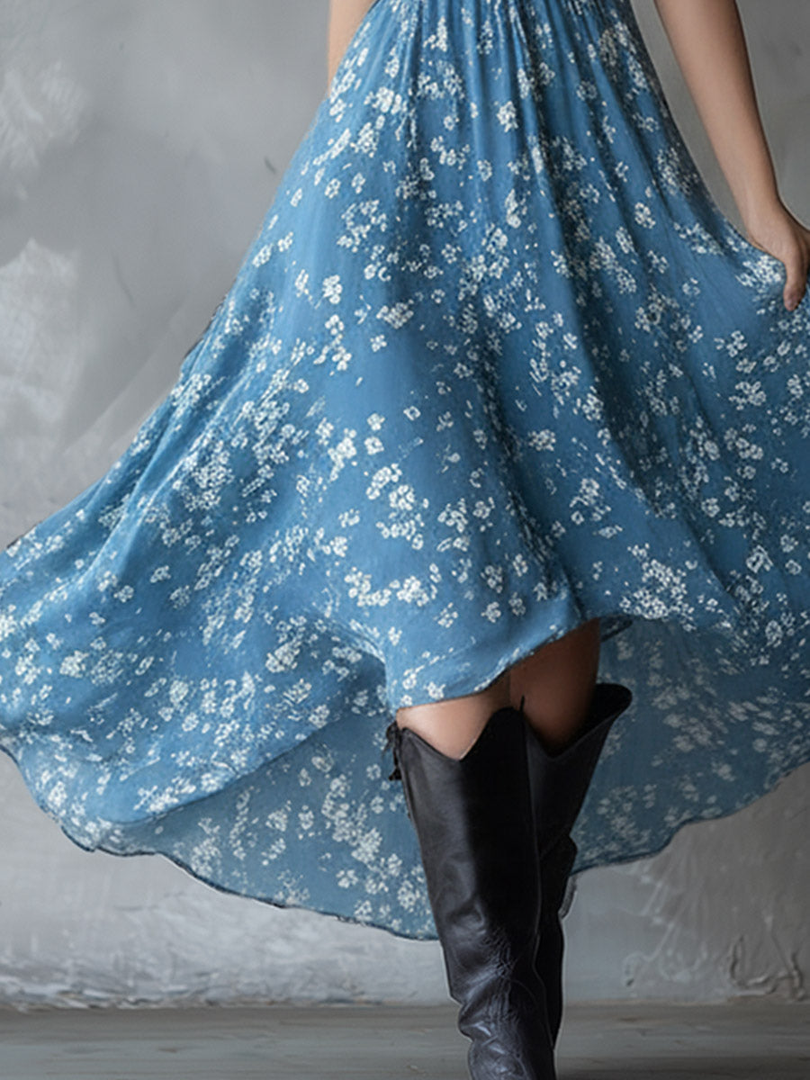 Elmira – sukienka maxi w kwiaty