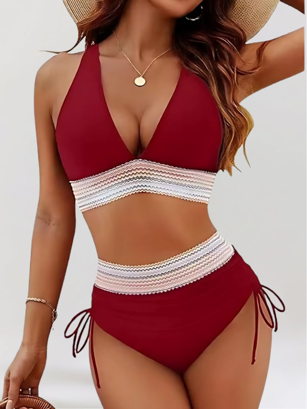 Lidia – Zestaw Bikini z Kontrolą Brzucha i Wysokim Stanem | 1+1 GRATIS
