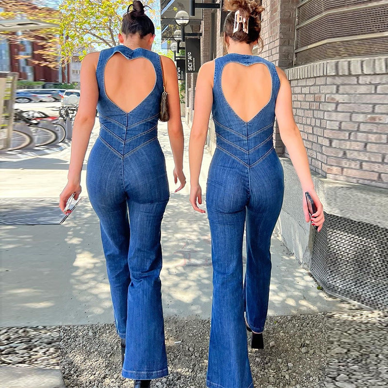 Jagoda – Stylowy i Kobiecy Kombinezon Jeansowy