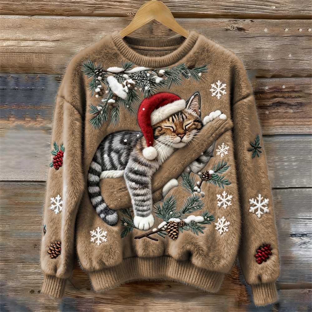 Hera™ | Świąteczny Koci Sweter