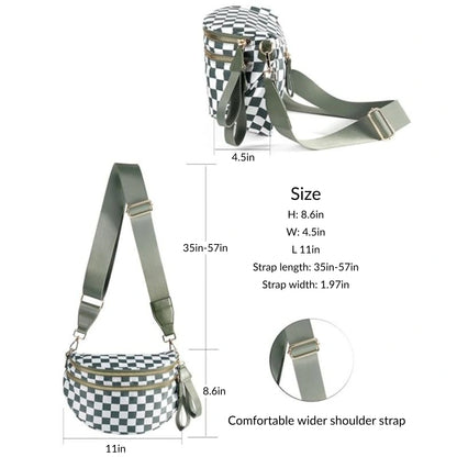 Felicja - praktyczna torebka crossbody z regulowanym paskiem