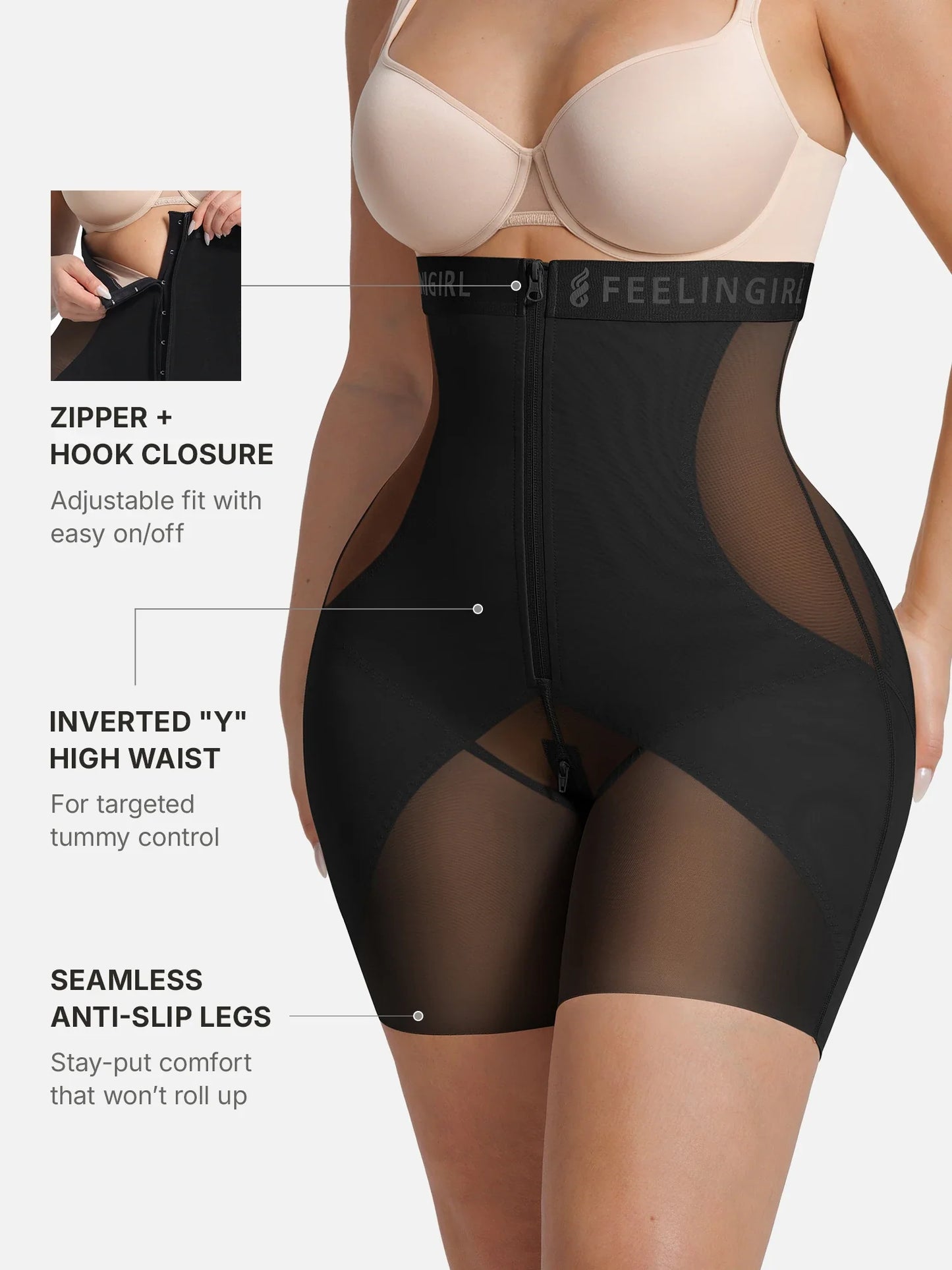 Spodenki modelujące brzuch i pośladki Feelgirl FeelXpert™ | 1+1 GRATIS
