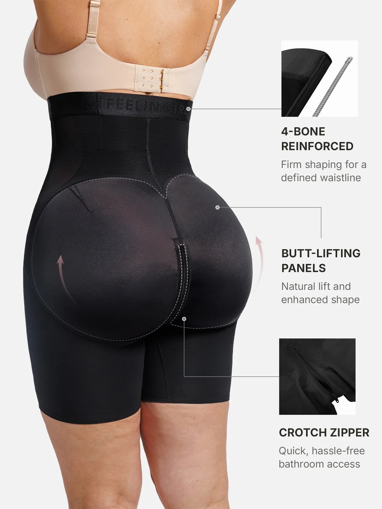 Spodenki modelujące brzuch i pośladki Feelgirl FeelXpert™ | 1+1 GRATIS