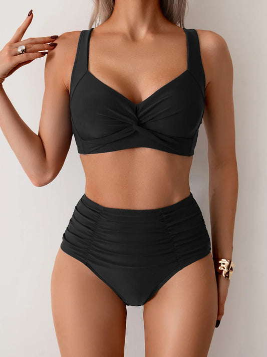 Fryderyka – Falbaniasty bikini bandeau