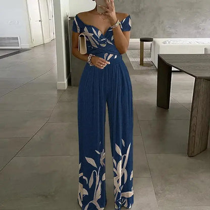 Calviera – elegancki kombinezon off-shoulder