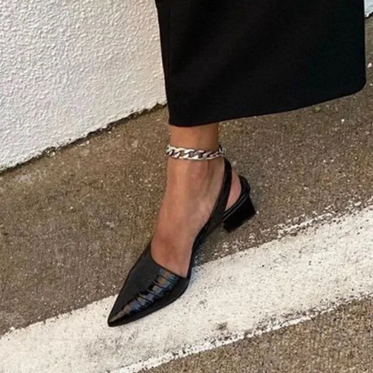 Caroline - Wygodne Slingback-Obcasy dla Kobiet