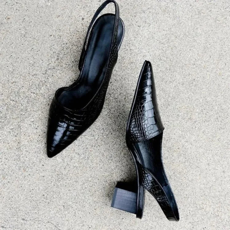 Caroline - Wygodne Slingback-Obcasy dla Kobiet