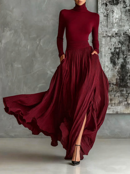 Dąbrówka – elegancka sukienka maxi
