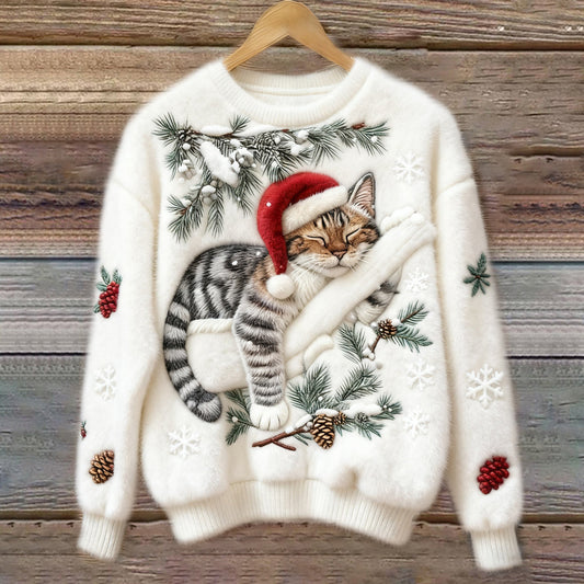 Hera™ | Świąteczny Koci Sweter