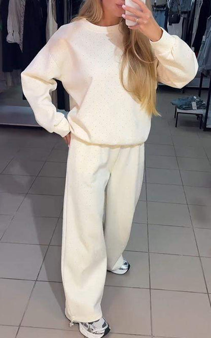 Adela - Diamond Zestaw sweter i spodnie