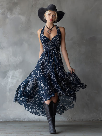Elmira – sukienka maxi w kwiaty