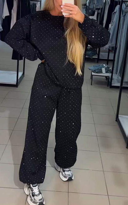 Adela - Diamond Zestaw sweter i spodnie