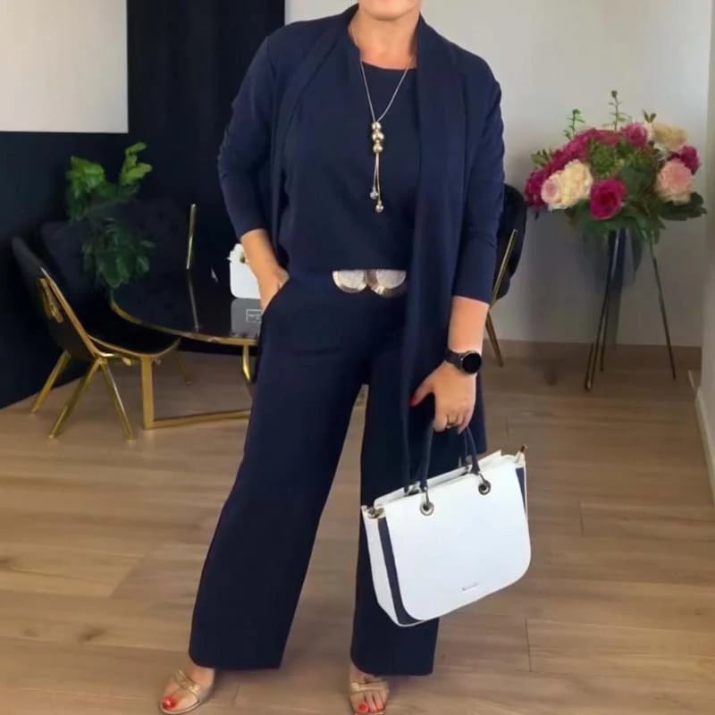 Renata – elegancki komplet trzyczęściowy wyszczuplający
