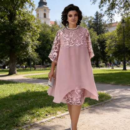 😍Sukienka koronkowa w warstwach „Sheer Breeze“👗
