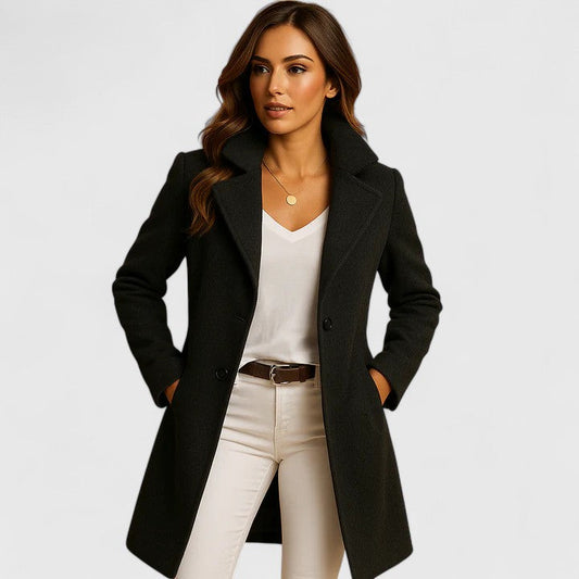Ines – Klasyczny elegancki płaszcz