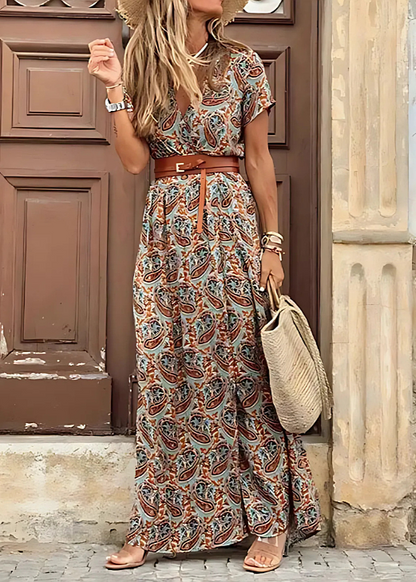 Sybella – Zwiewna maxi sukienka boho