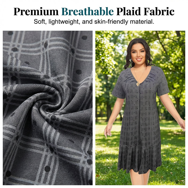 Joanna – sukienka plisowana wyszczuplająca
