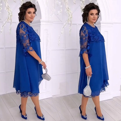 😍Sukienka koronkowa w warstwach „Sheer Breeze“👗